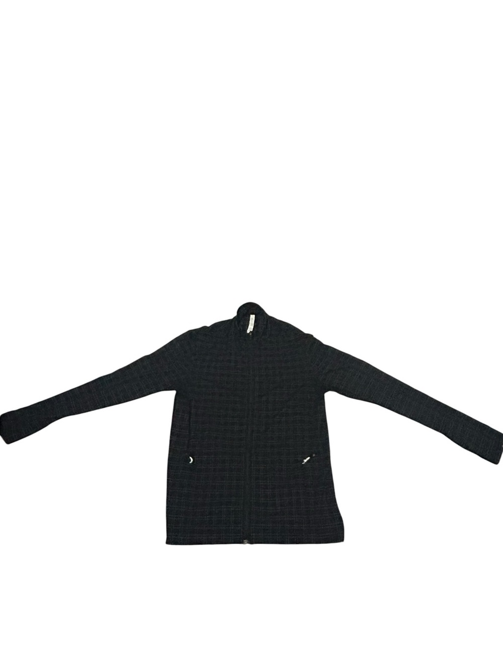 Lululemon Men’s Black Grid Full-Zip Jacket Black Size Large - Picture 5 of 6